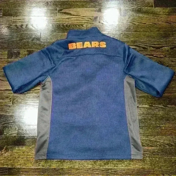 Bears Men's Quarter-Zip Fleece Pullover Sweatshirt w/ Zipper Pockets Size L - Picture 5 of 5